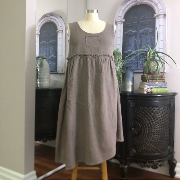 Talia Benson oversized Light brown 100% Linen dress
Made in Italy. Size medium - Picture 6 of 7